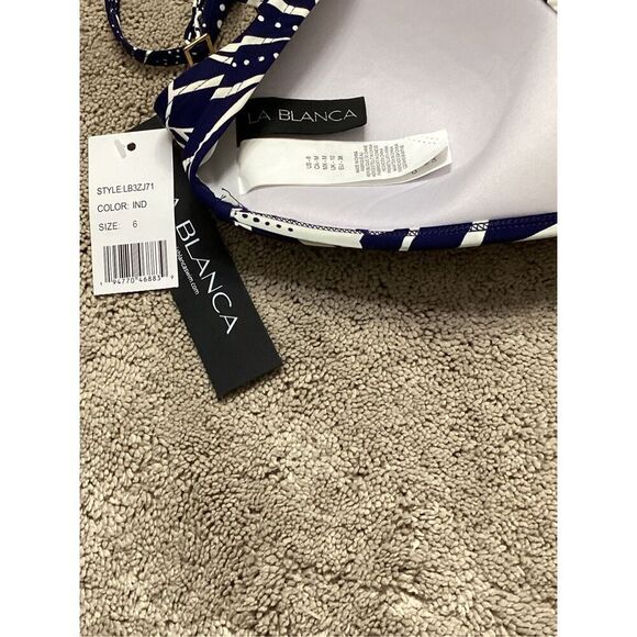 New. La Blanca & Gottex navy bikini. 6. Retails $169 - Picture 10 of 10